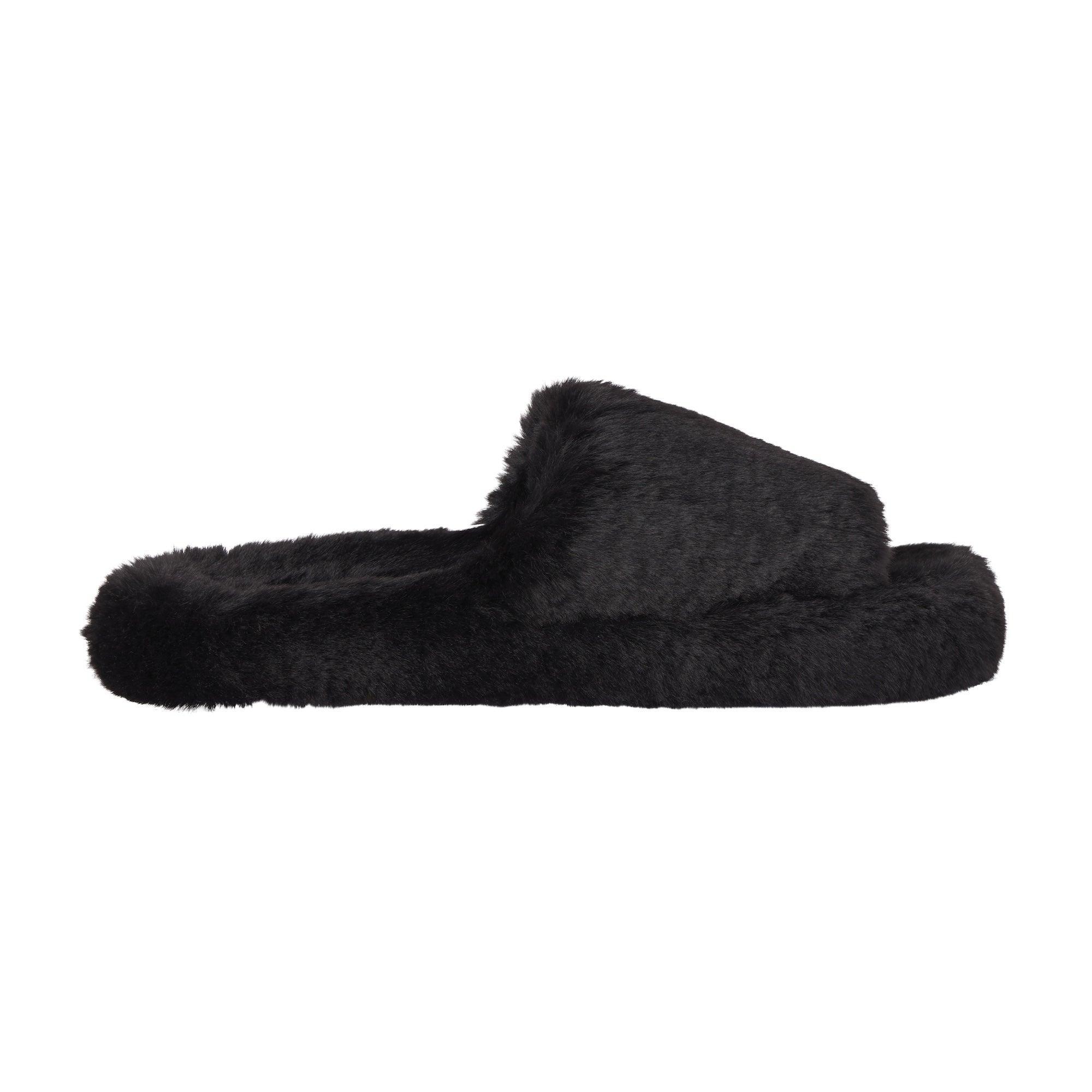 GETTING READY ACCESSORIES PLUSH SLIPPER | ONYX Product Image