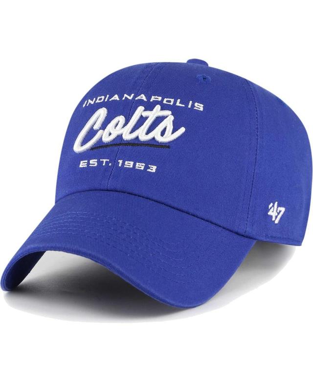 Womens 47 Royal Indianapolis Colts Sidney Clean Up Adjustable Hat Product Image