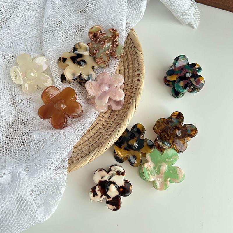 Floral Acetate Hair Claw Clip Product Image