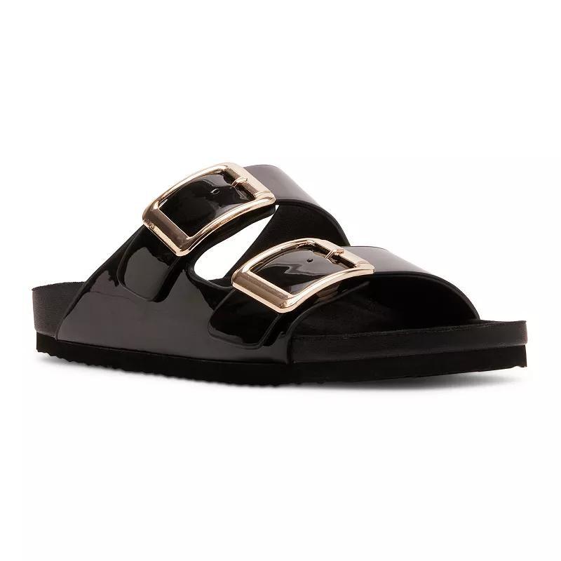 Womens Madden Girl Bodiee Faux-Leather Sandals Oxford Product Image