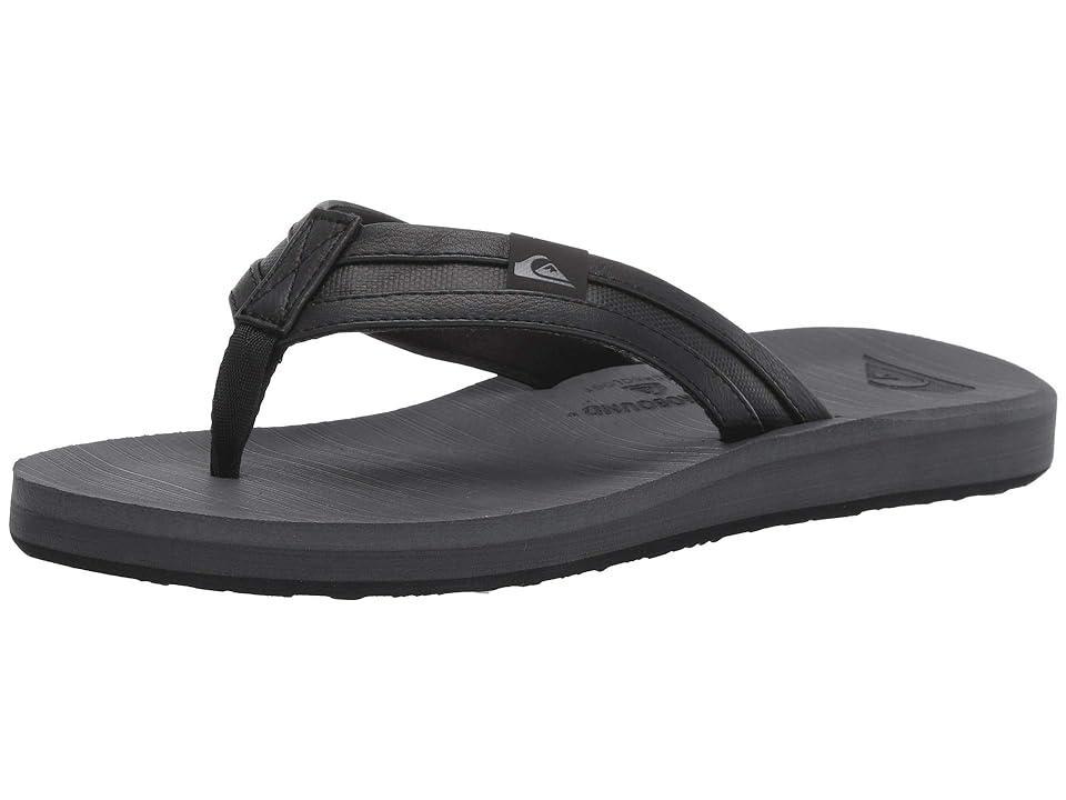 Quiksilver Carver Squish Grey/Black) Men's Sandals Product Image