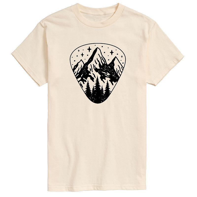 Mens Guitar Pick Outdoor Scene Tee Product Image