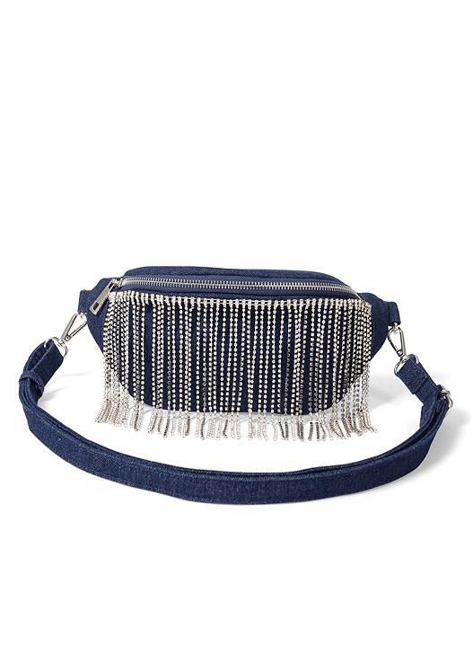 Rhinestone Fringe Fanny Pack Product Image