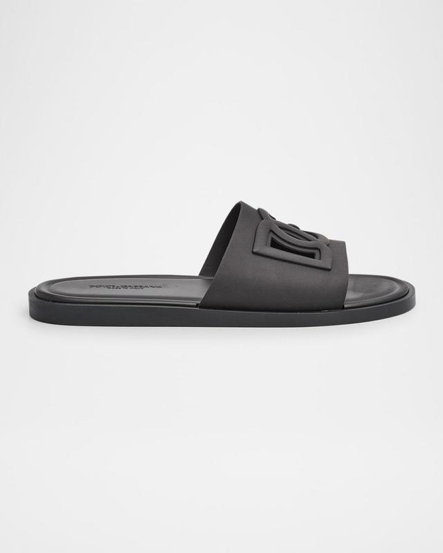 Mens Rubber Beachwear Pool Slides Product Image