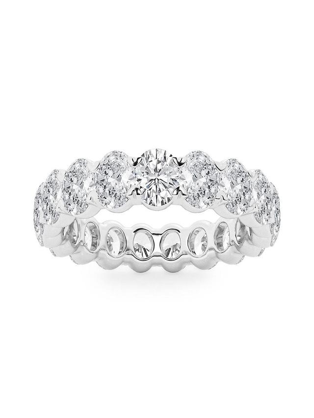 Womens 14K White Gold & 4 TCW Diamond Ring Product Image