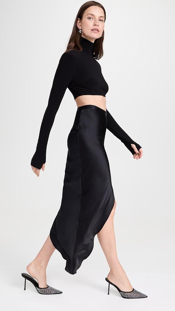 Fleur du Mal High Slit Skirt | Shopbop Product Image