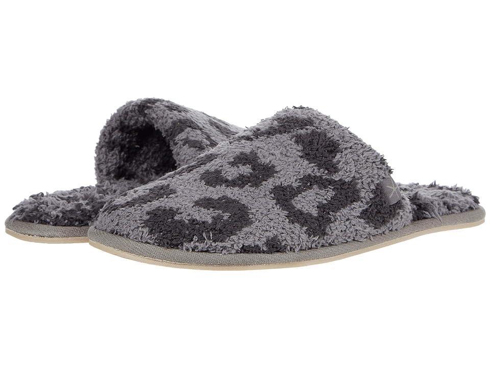 Womens Cozychic Leopard-Print Slippers Product Image