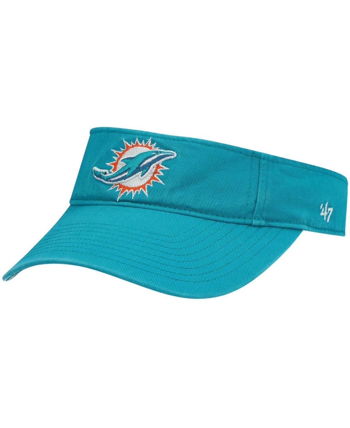 Mens 47 Aqua Miami Dolphins Clean Up Visor, Turquoise A Product Image