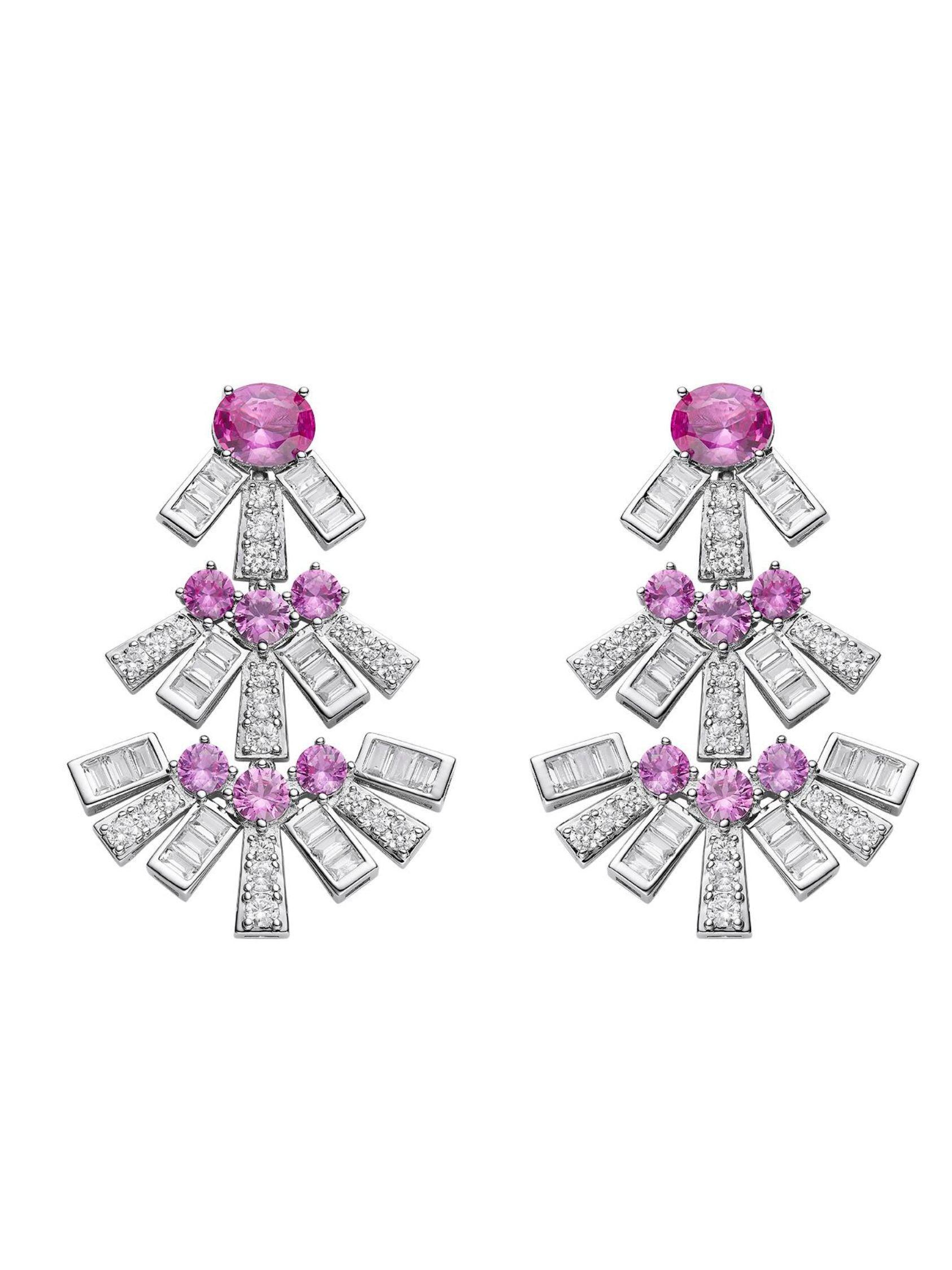 Claira Earrings (Pink) Product Image