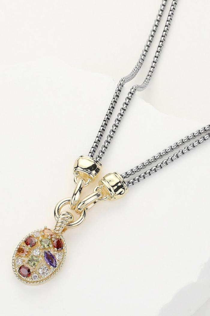 Radiant Oval Necklace Product Image