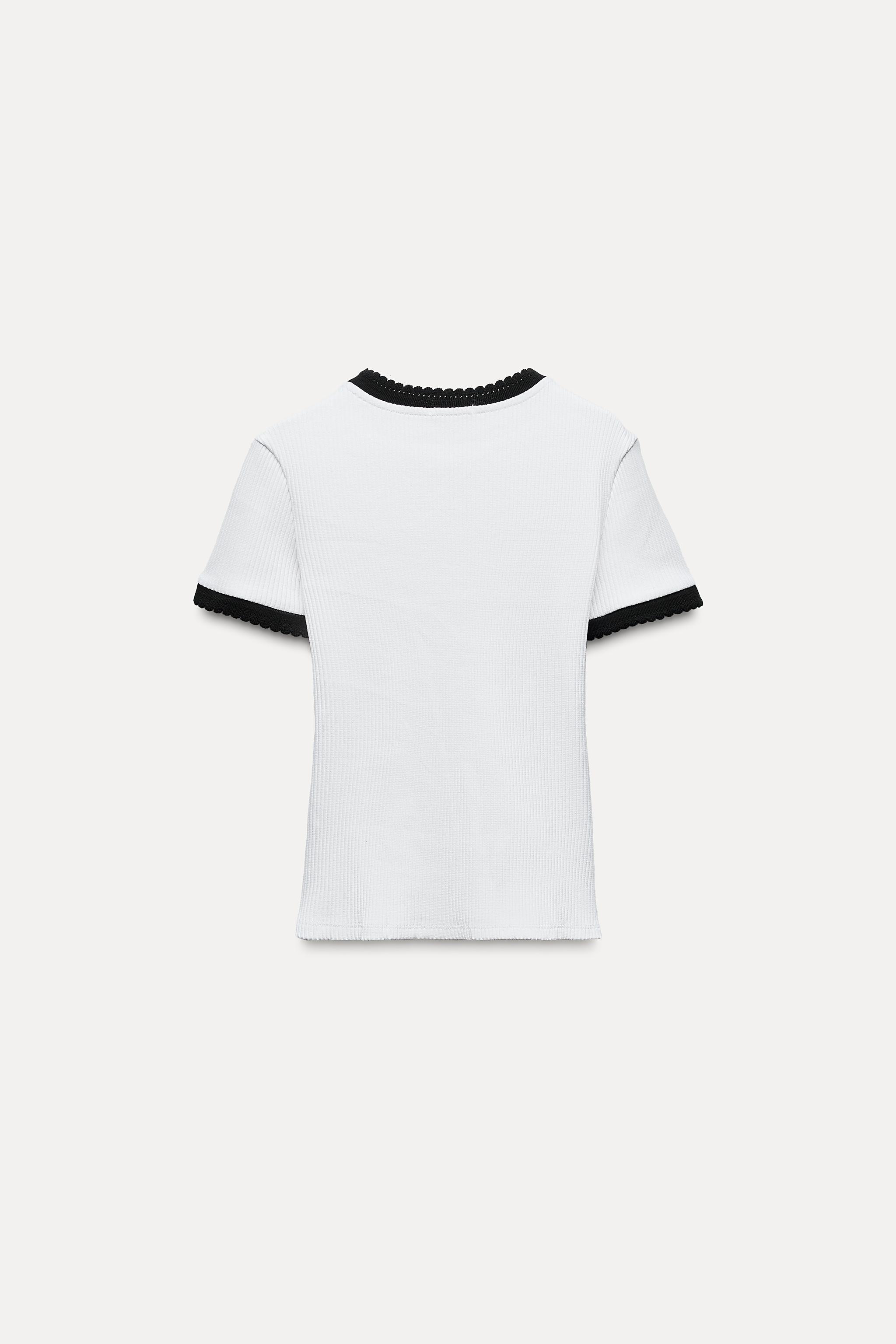 CONTRAST TRIM T-SHIRT Product Image