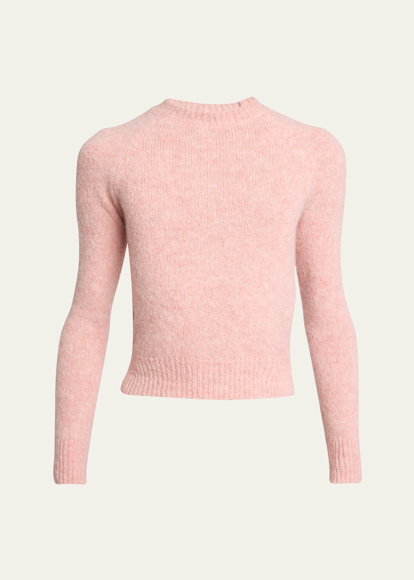 Mens Melange Crewneck Sweater Product Image