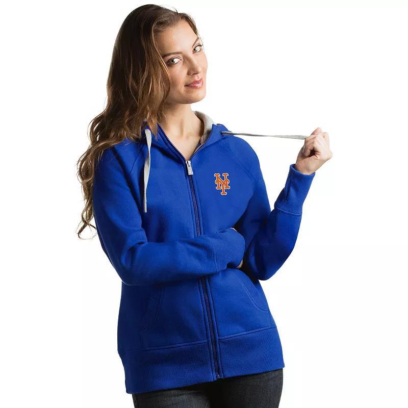 Womens Antigua Los Angeles Angels of Anaheim Victory Full-Zip Hoodie Product Image