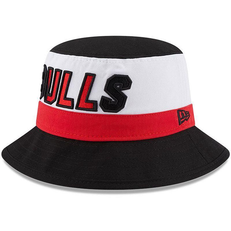 Mens New Era /Black Chicago Bulls Back Half Bucket Hat Product Image