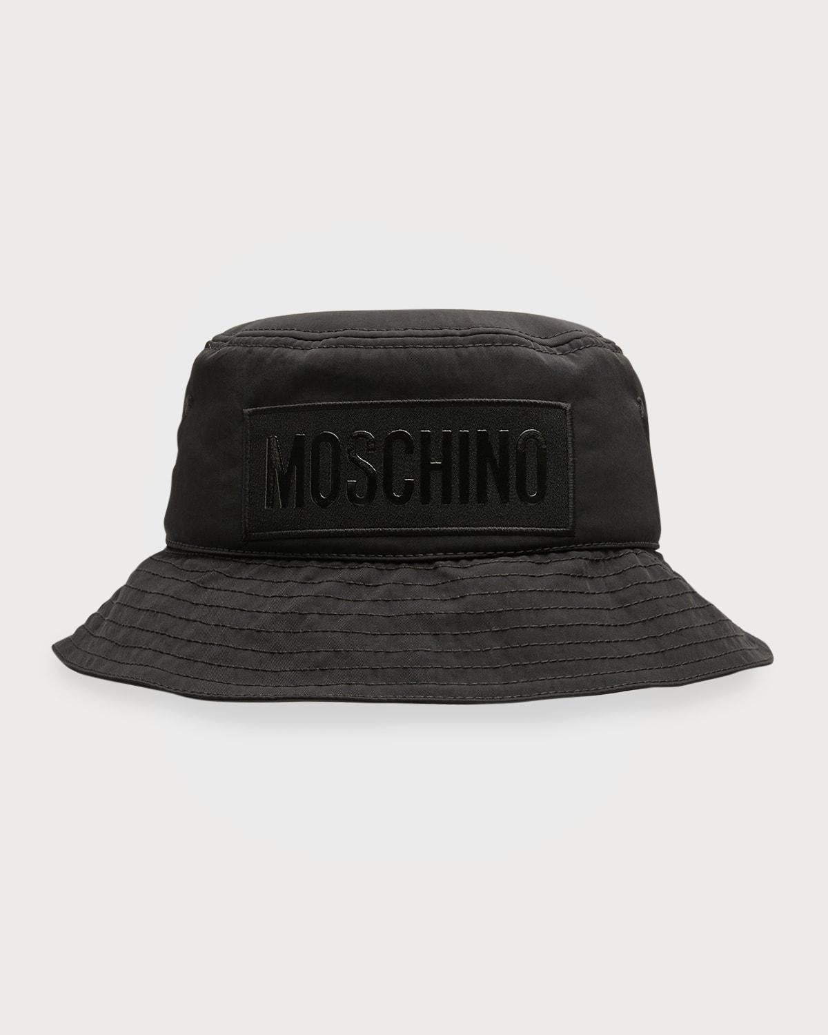 Mens Tonal Logo Nylon Bucket Hat Product Image