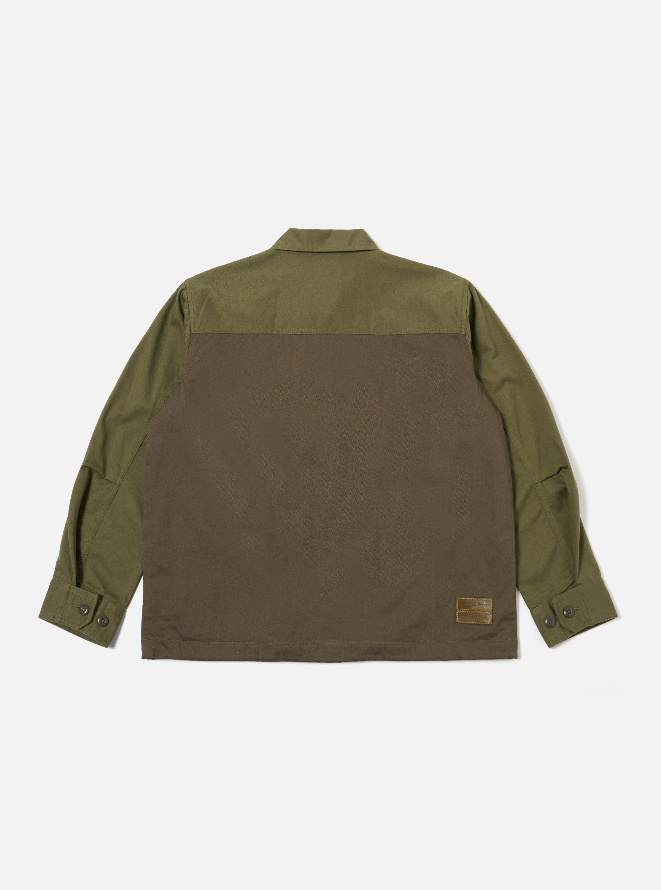 master-piece x Universal Works Parachute Field Jacket II in Olive Twill Product Image