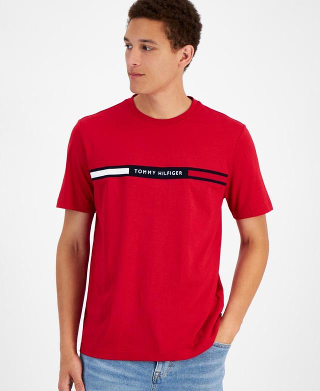 Tommy Hilfiger Mens Chest Insert Logo Short Sleeve T-Shirt Product Image