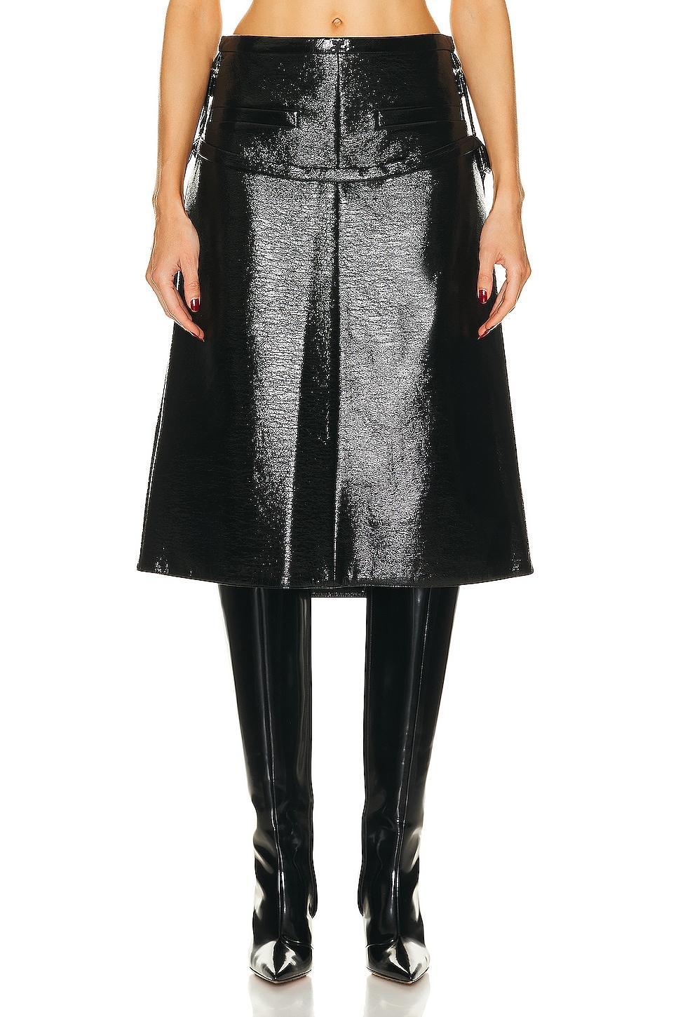 Courreges One Strap Vinyl Skirt product image