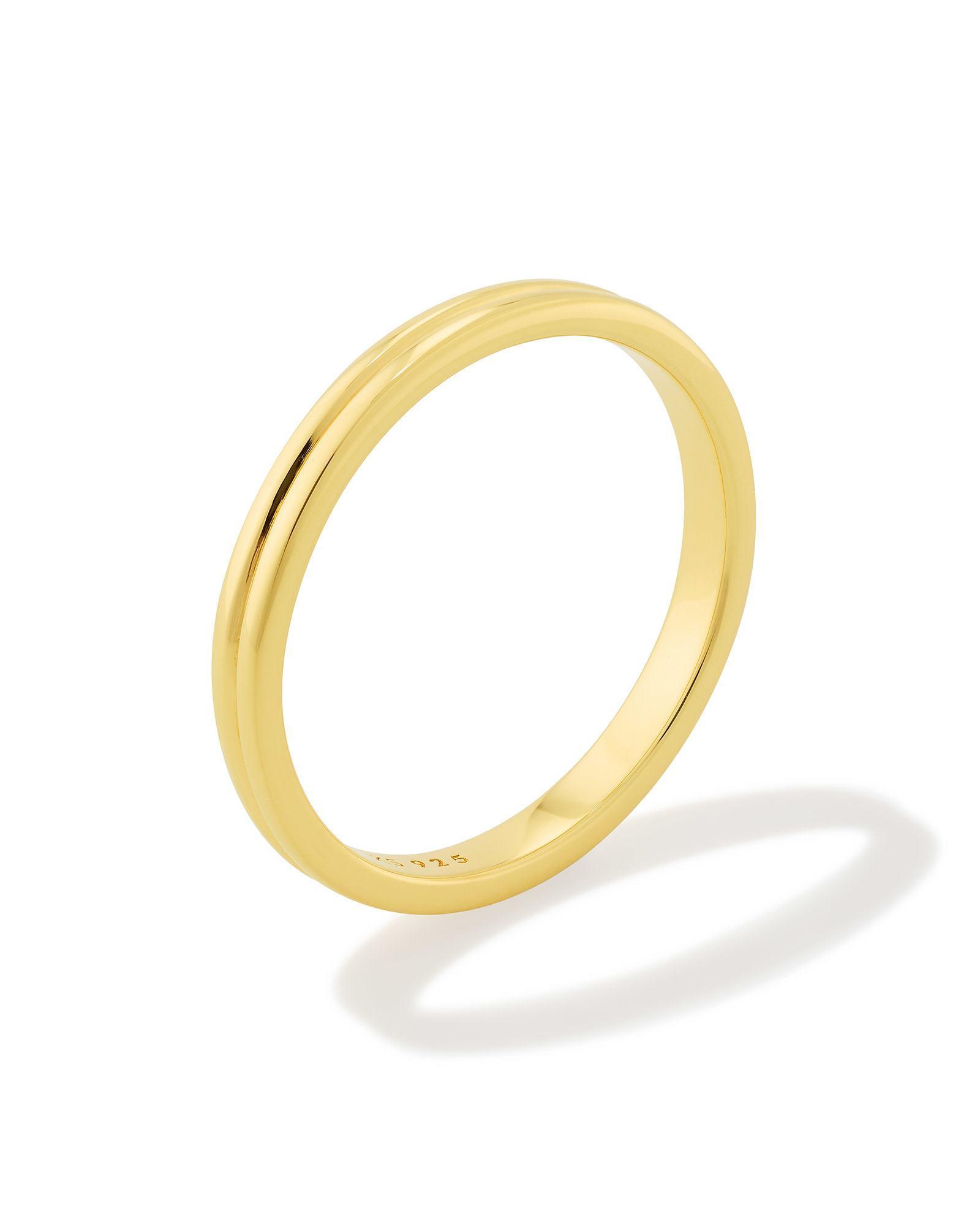 Morgan Band Ring in 18k Gold Vermeil Product Image