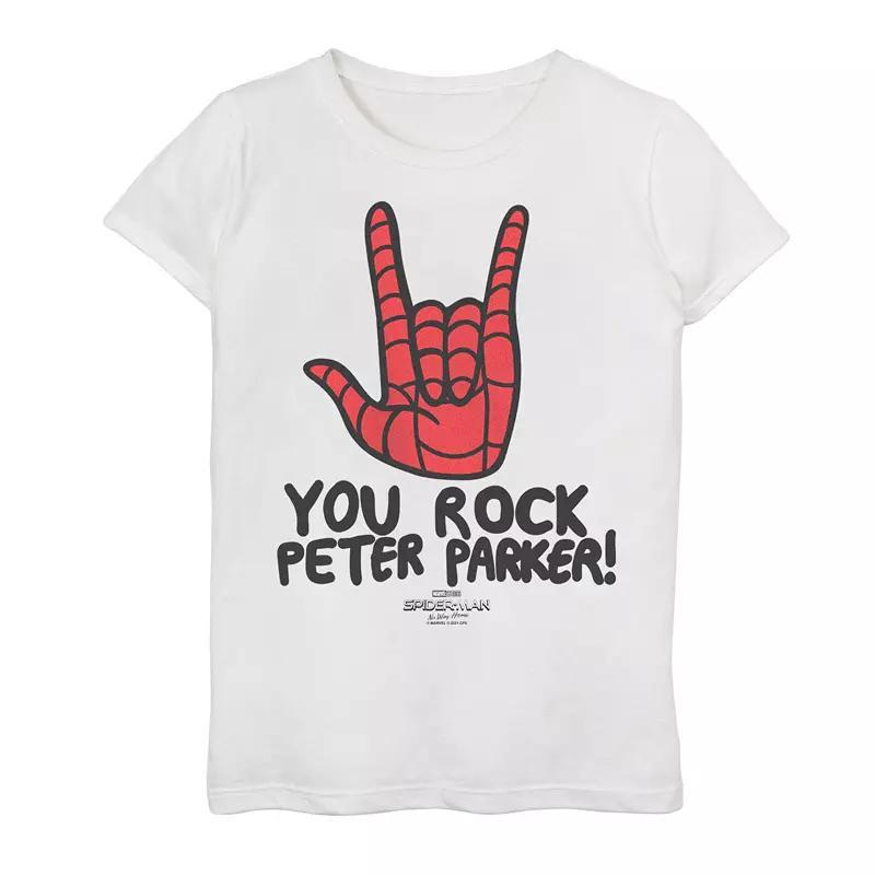 Girls 7-16 Marvel Spider-Man No Way Home Spider-Man Rocker Graphic Tee, Girls Product Image