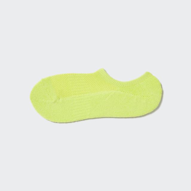 Mens Pile Low-Cut Socks with Odor Control Yellow US8-US11 UNIQLO US Product Image