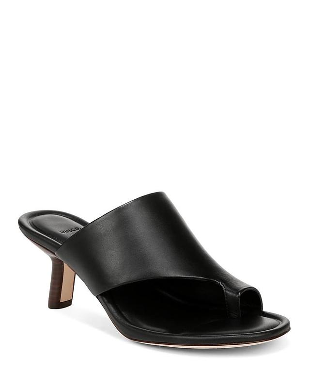 Jasper Leather Toe-Ring Slide Sandals Product Image