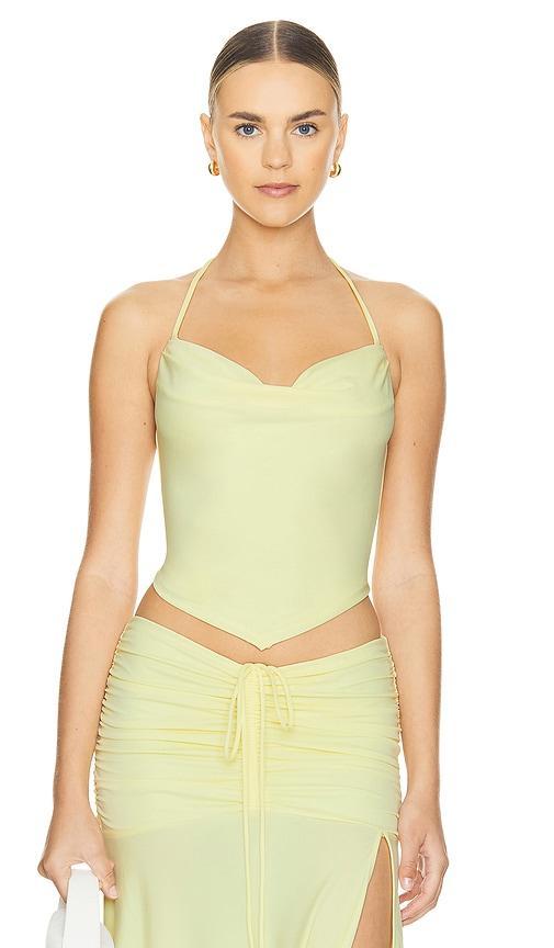 Lovers and Friends Surya Top in Soft Yellow Product Image