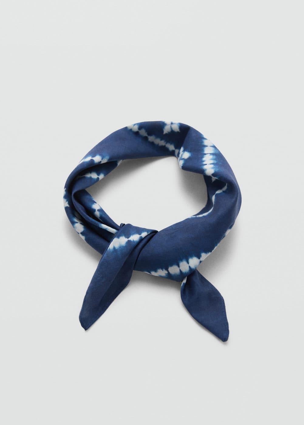 MANGO - Printed cotton scarf - One size - Women Product Image