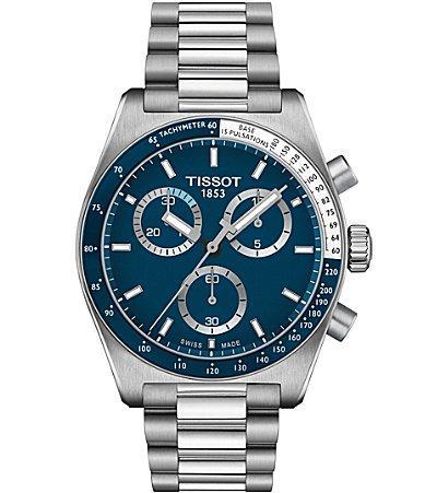 Tissot Mens Prs516 Quartz Chronograph Stainless Steel Bracelet Watch Product Image