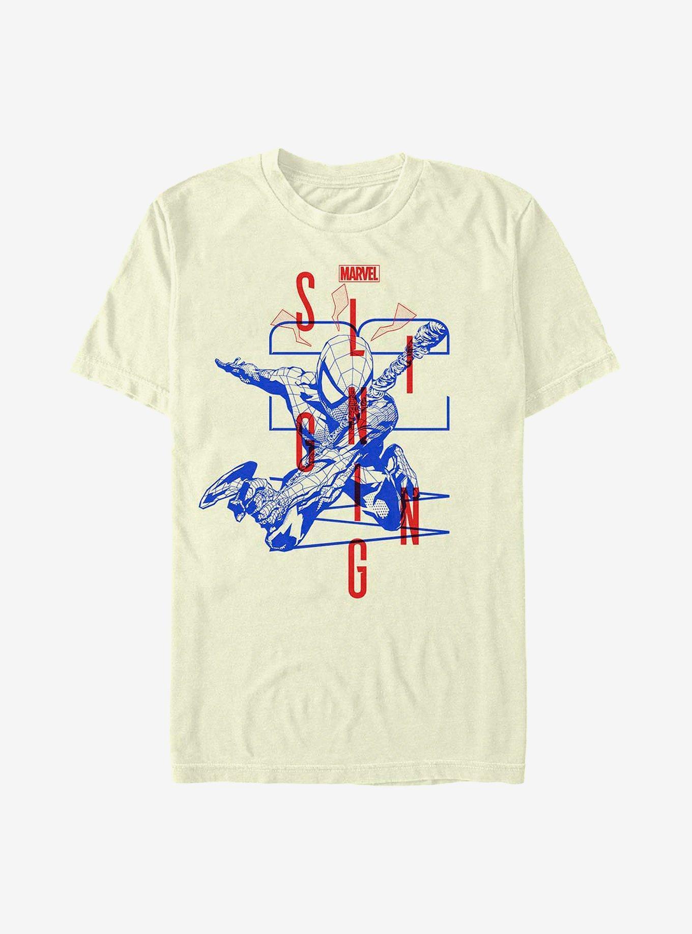 Marvel Spider-Man Slinging Web T-Shirt Product Image