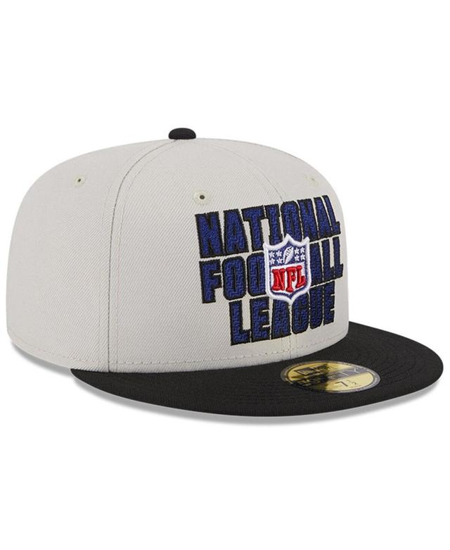 Men's New Era Stone/Black 2023 NFL Draft On Stage 59FIFTY Fitted Hat Product Image