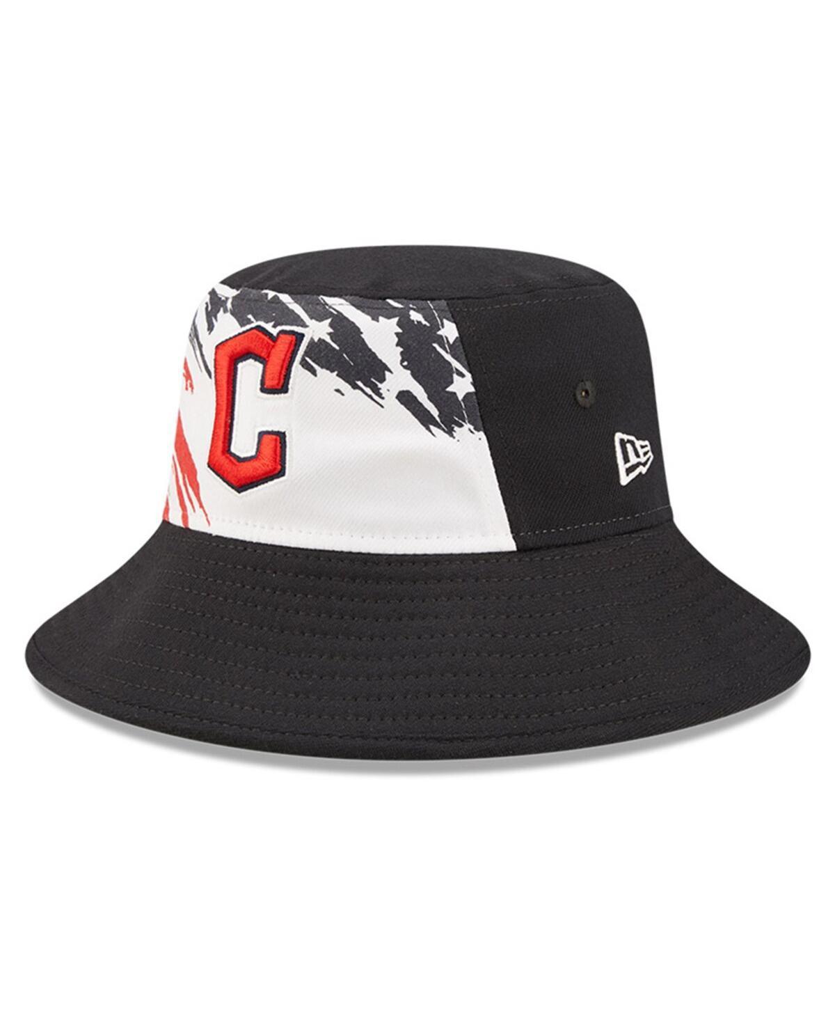 Mens New Era Navy Cleveland Guardians 2022 4th of July Bucket Hat Product Image