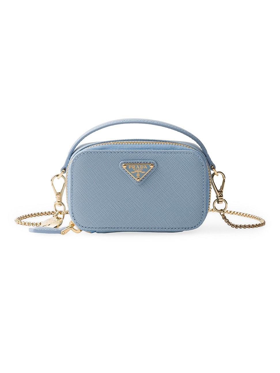 Womens Saffiano Leather Mini-Pouch Product Image