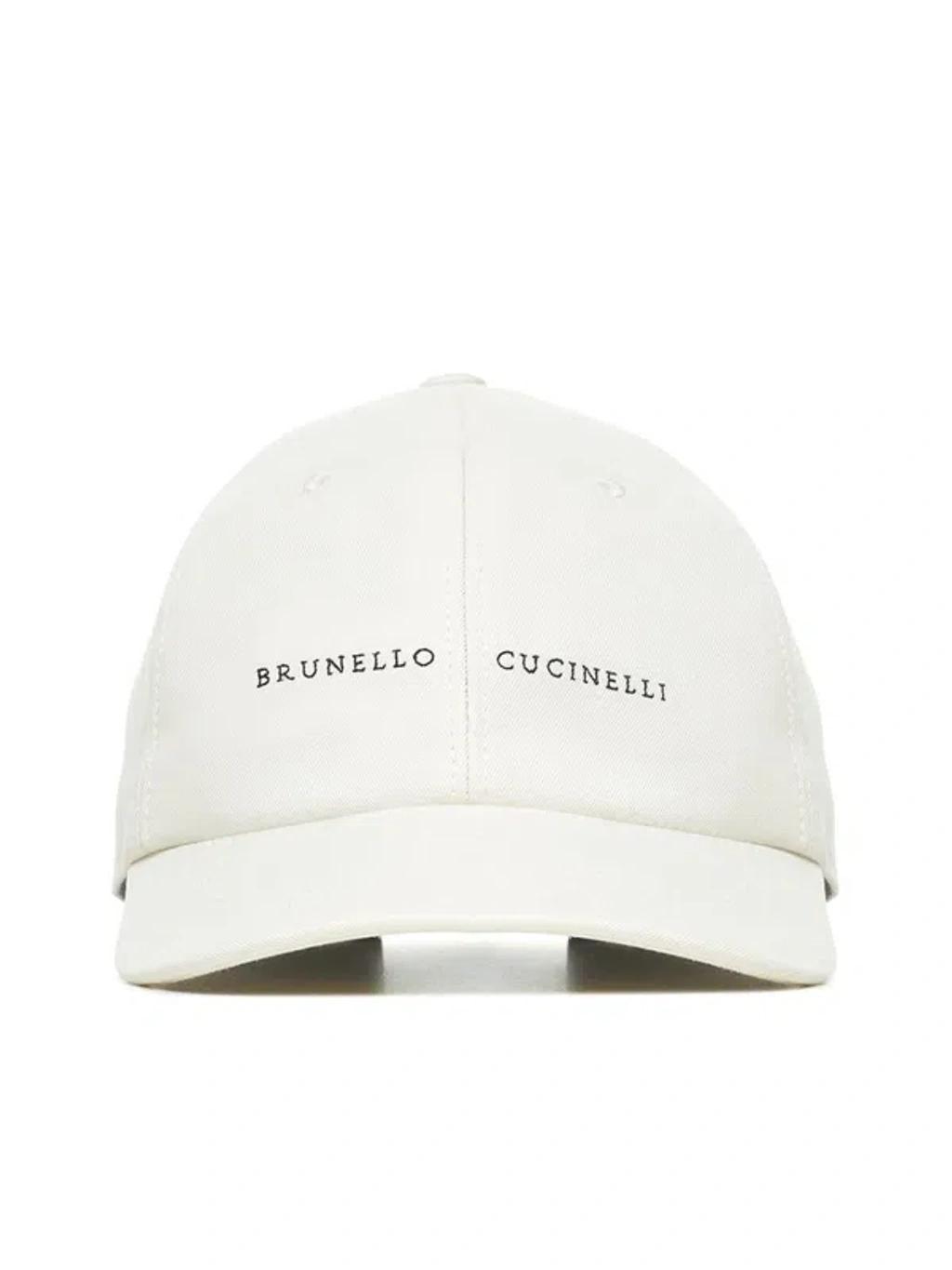 Logo-print Baseball Cap In Off White+inchiostro Product Image