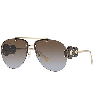 Versace Womens VE2250 63mm Aviator Sunglasses Product Image