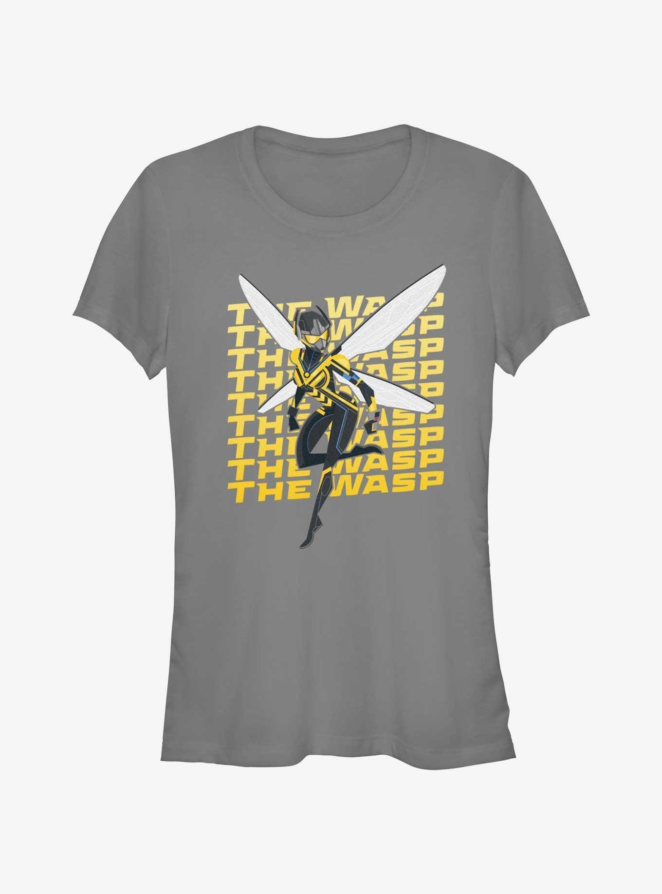 Marvel Ant-Man and the Wasp: Quantumania Wasp Action Pose Girls T-Shirt Product Image