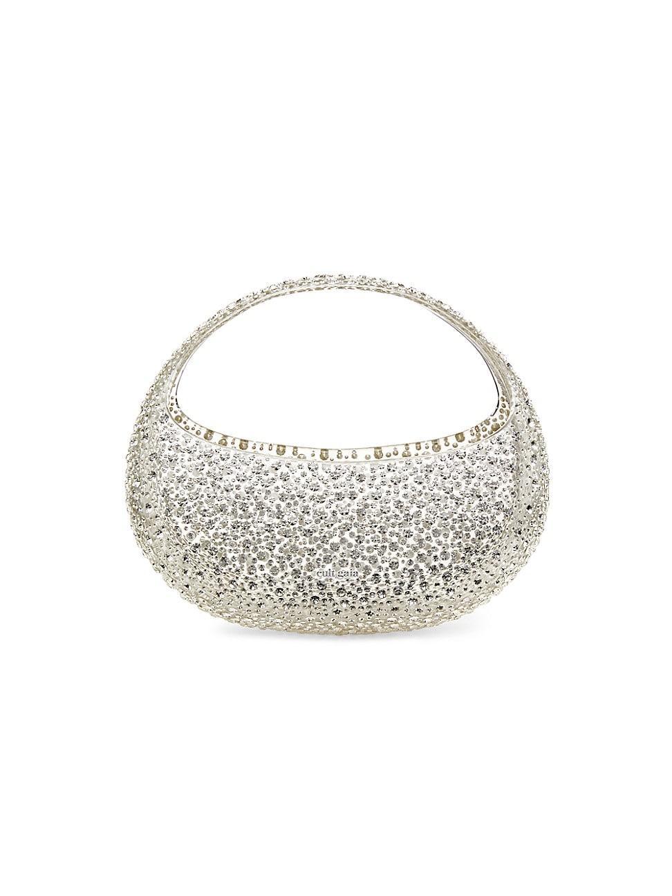 Womens Aiko Crystal-Embellished Top Handle Bag Product Image