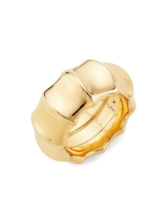 Womens 14K Yellow Gold Bamboo Band Product Image