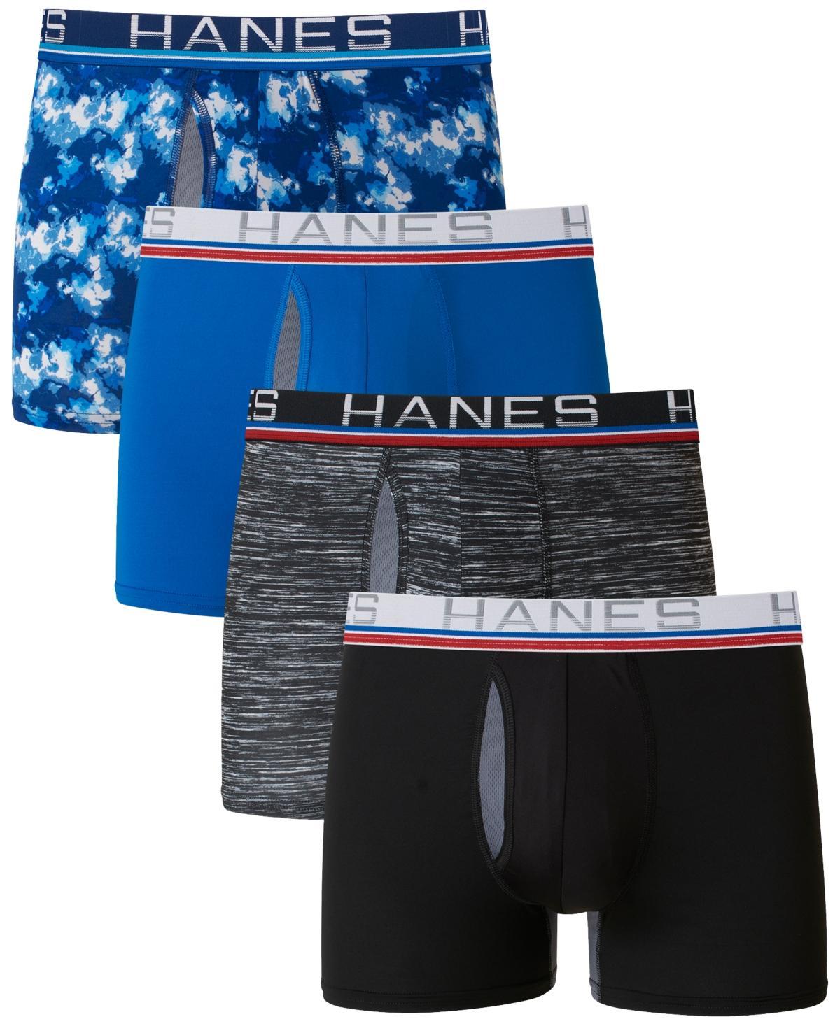 Mens Hanes Ultimate 4-pack X-Temp Comfort-Flex Fit Total Support Pouch Trunks Product Image