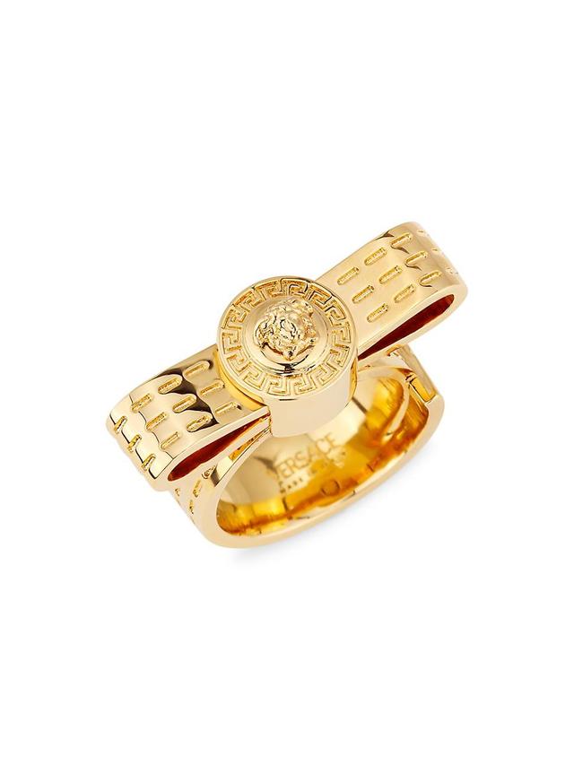 Womens Goldtone Bow Ring Product Image