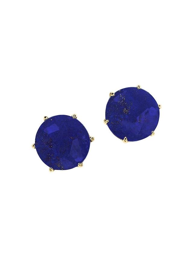 Womens Rock Candy Medium 18K Yellow Gold & Doublet Stud Earrings Product Image