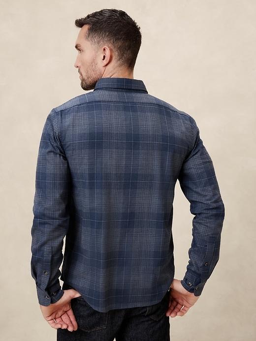 Slim Lightweight Flannel Shirt Product Image