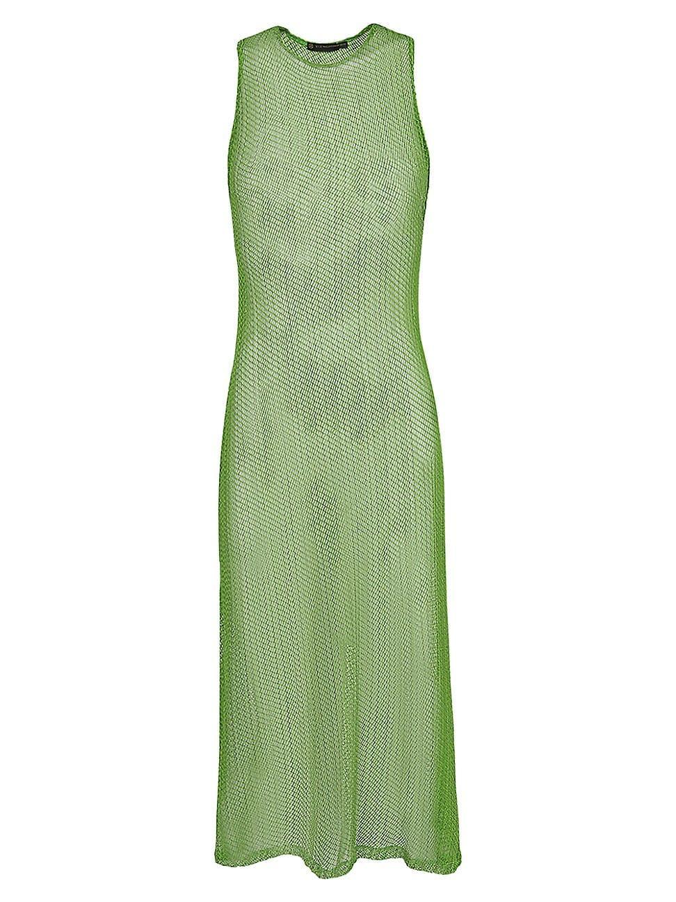 ViX Side Slit Mesh Dress Swim Cover-Up Product Image