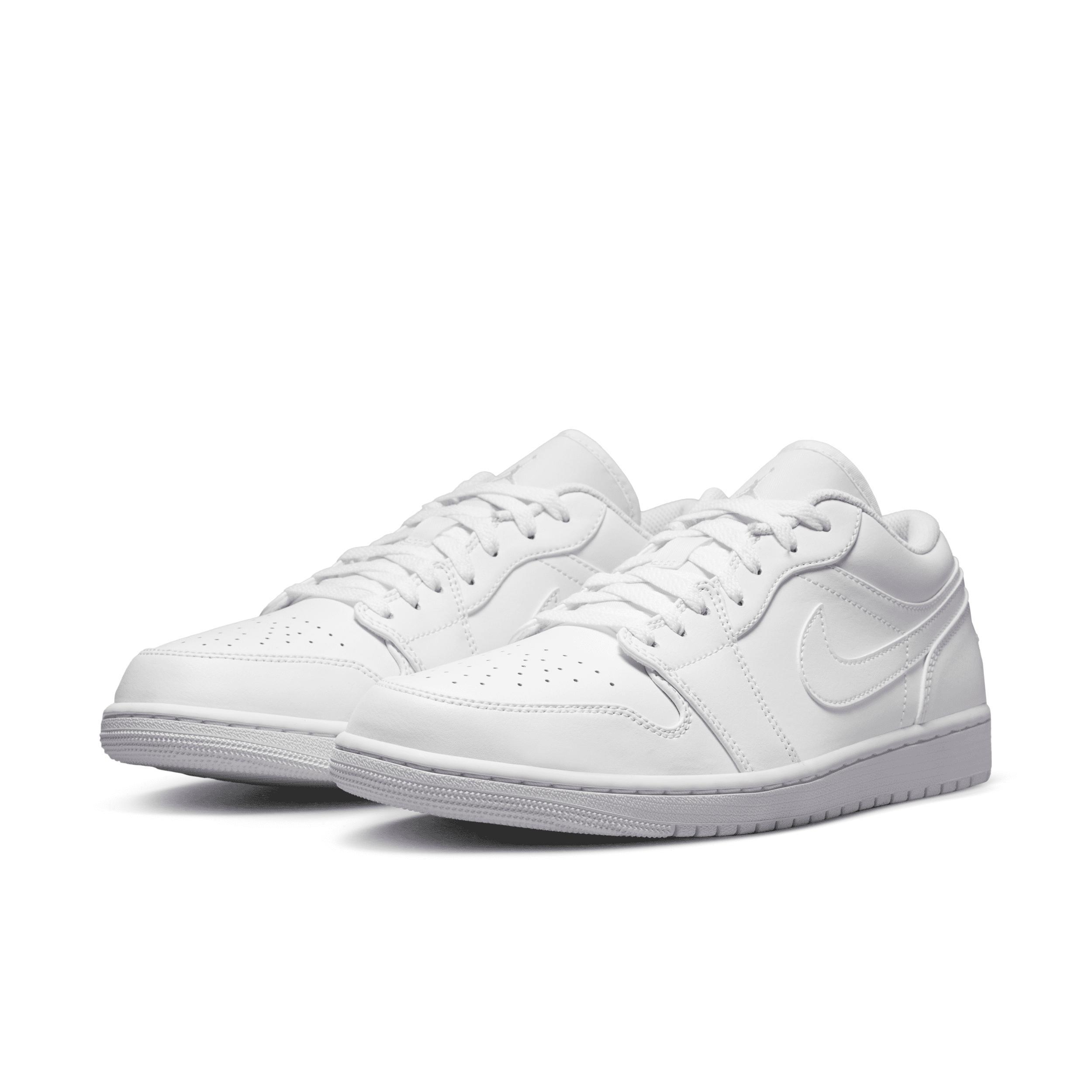 Jordan Mens Air 1 Low - Shoes White/White/White Product Image