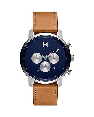 MVMT Chronograph Leather Strap Watch, 45mm Product Image