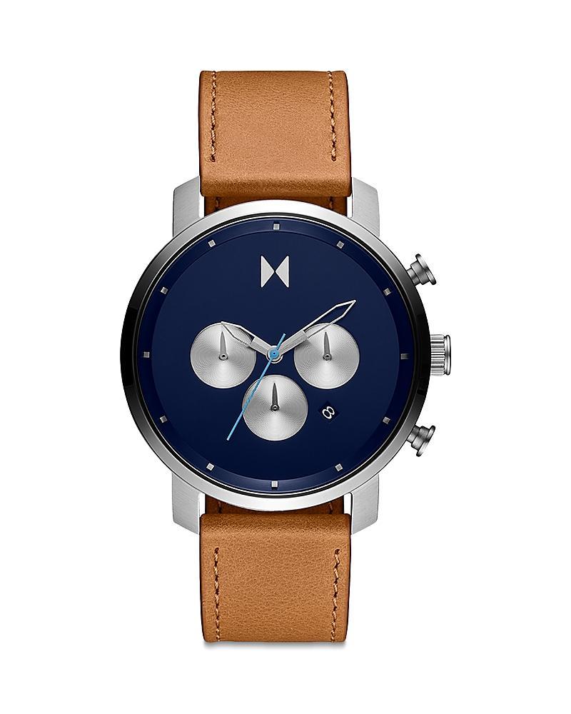 MVMT Chronograph Leather Strap Watch, 45mm Product Image