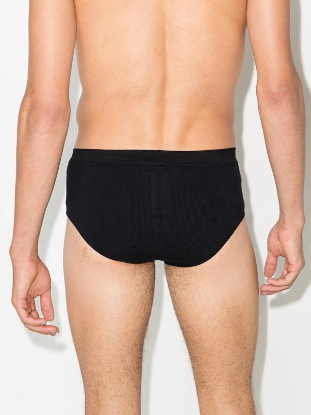 Penta Stitch-embellished Briefs In Black Product Image