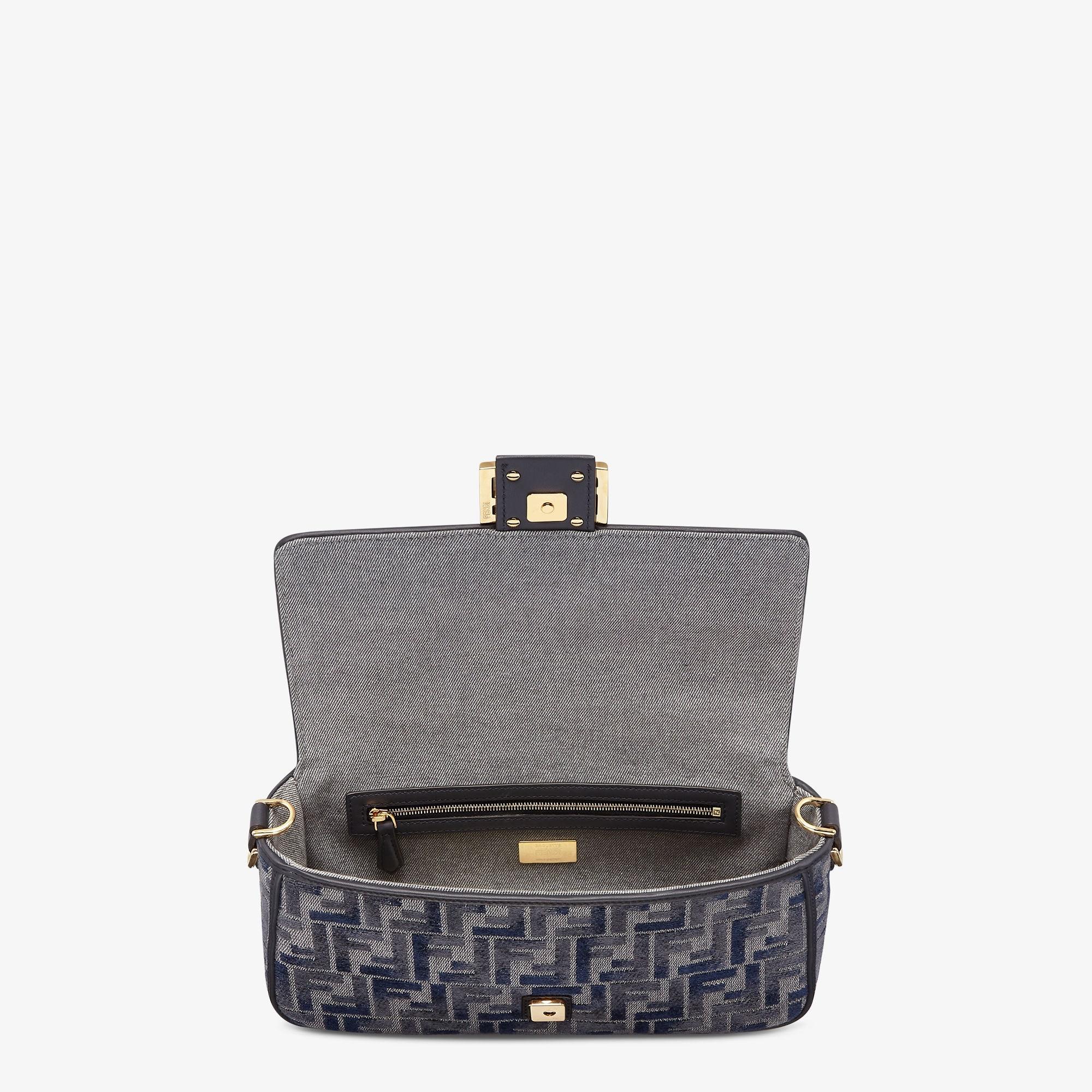 BaguetteDark blue FF chenille bag Product Image