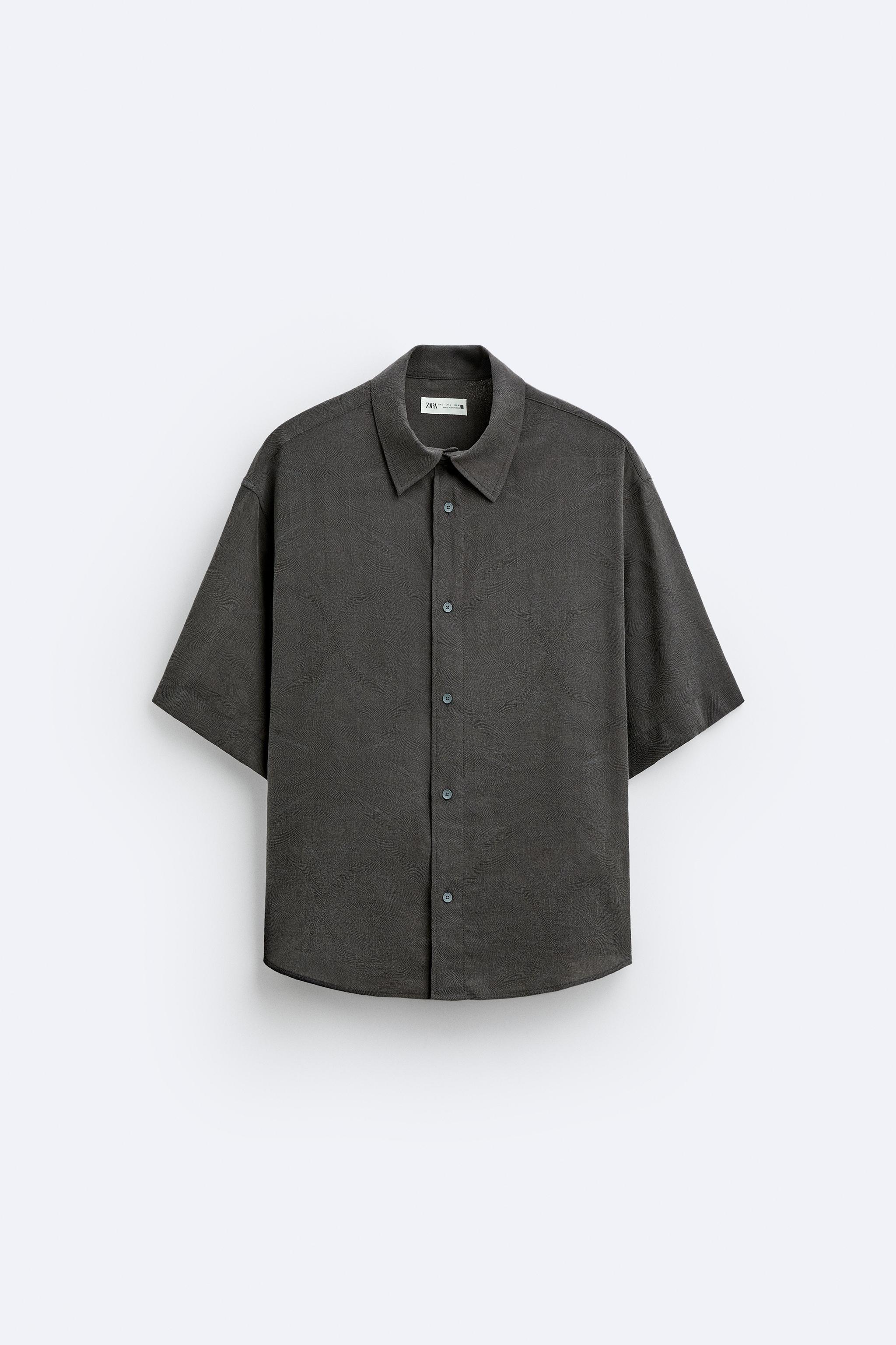 JACQUARD SHIRT WITH LYOCELL Product Image