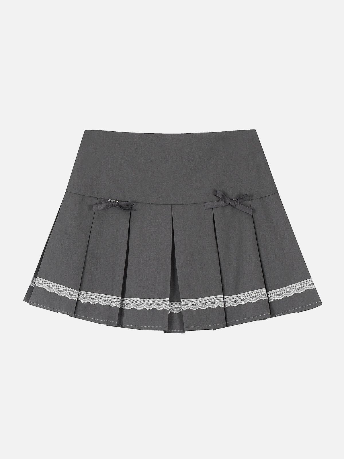 Aelfric Eden Butterfly Pin Pleated Skirt Female Product Image